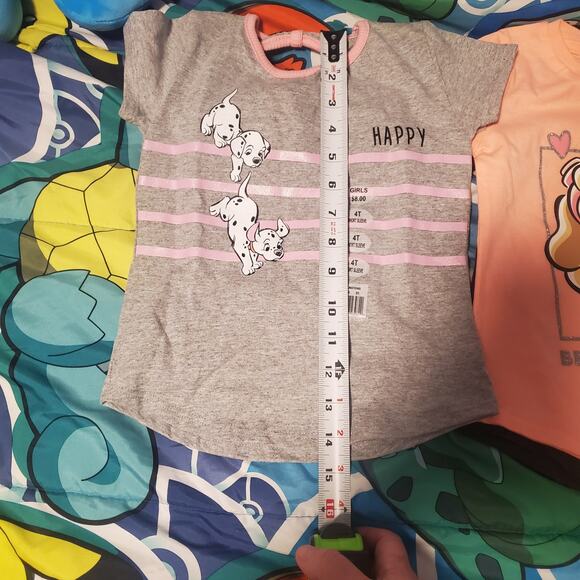 Lot of 3 NEW Toddler Size 4 Shirts Skye Everest Paw Patrol and Disney Dalmatians - Picture 7 of 9